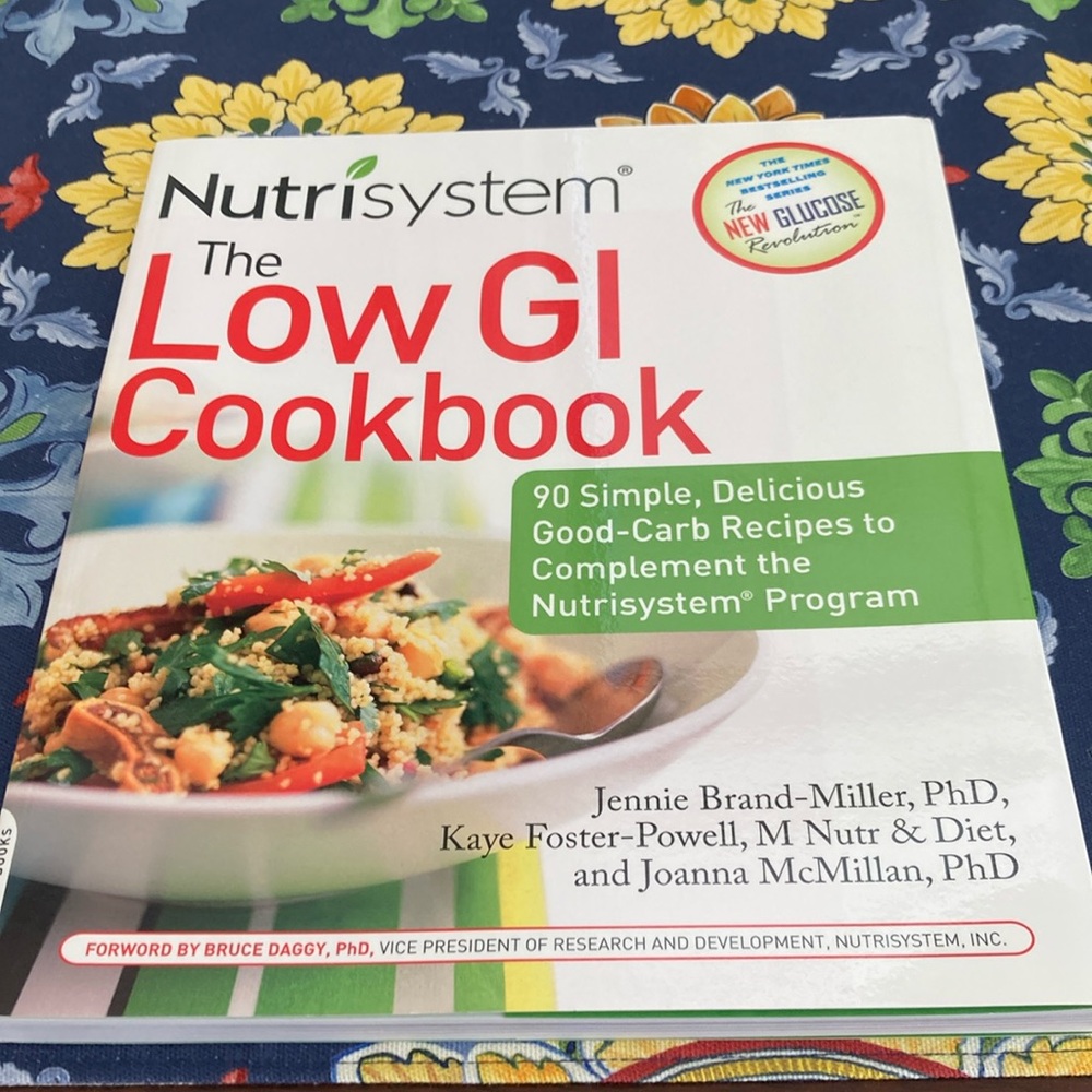 Cookbook Nutrisystem The Low GI Cookbook